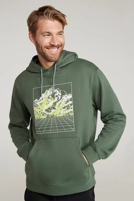 Mountain Grid - męska bluza z kapturem - Green Mountain Warehouse