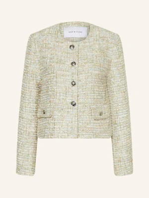 Mrs & Hugs Blezer Z Bouclé Z Cekinami beige