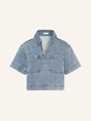 Mrs & Hugs Bluzka Jeansowa blau