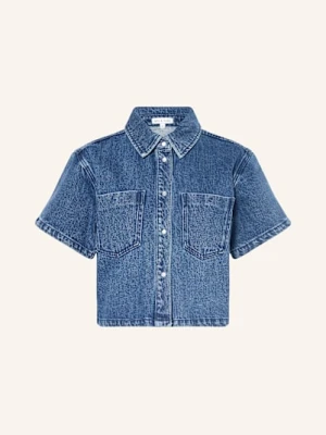 Mrs & Hugs Bluzka Jeansowa Oversize blau