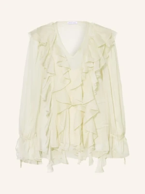 Mrs & Hugs Bluzka Z Falbanami weiss