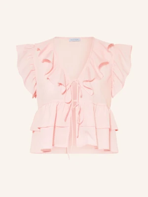 Mrs & Hugs Bluzka Z Wolantami rosa