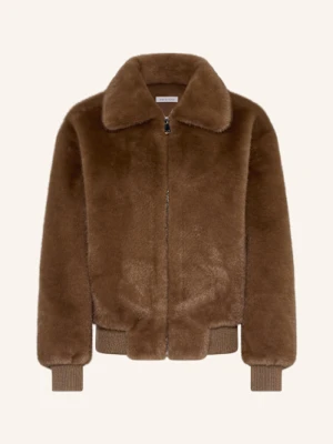 Mrs & Hugs Bluzon Ze Sztucznego Futra braun