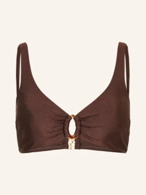 Mrs & Hugs Bralette Bikini Top braun