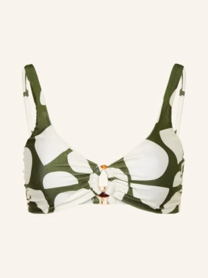 Mrs & Hugs Bralette Bikini Top gruen