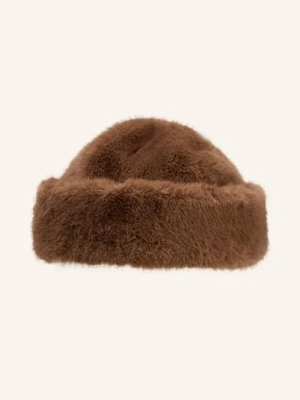 Mrs & Hugs Czapka Rybacka Ze Sztucznego Futra braun