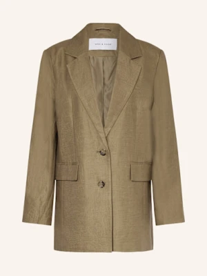 Mrs & Hugs Długi Blezer braun