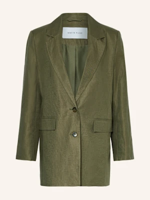 Mrs & Hugs Długi Blezer gruen