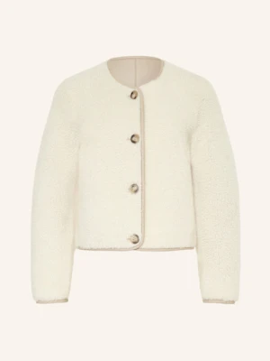 Mrs & Hugs Dwustronna Kurtka Skórzana weiss