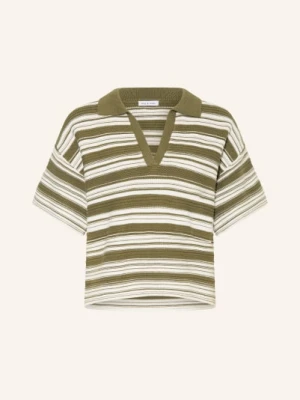 Mrs & Hugs Dzianinowa Koszulka Polo gruen