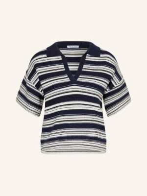 Mrs & Hugs Dzianinowa Koszulka Polo weiss