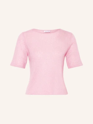 Mrs & Hugs Dzianinowa Koszulka Z Kaszmiru rosa