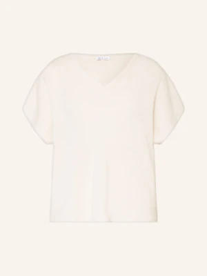 Mrs & Hugs Dzianinowa Koszulka Z Kaszmiru weiss