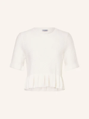 Mrs & Hugs Dzianinowa Koszulka Z Kaszmiru weiss