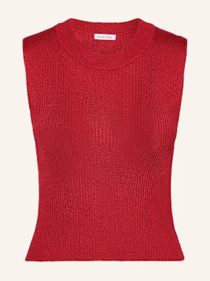 Zdjęcie produktu Mrs & Hugs Dzianinowy Top Z Błyszczącą Przędzą rot