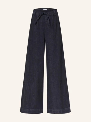 Mrs & Hugs Dżinsy Z Szerokimi Nogawkami blau RAW DENIM