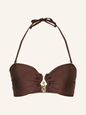 Mrs & Hugs Góra Bikini Typu Bandeau braun