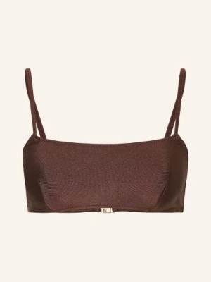 Mrs & Hugs Gorsetowy Top Bikini braun