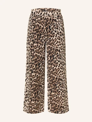 Mrs & Hugs Jeansy Wide Leg braun