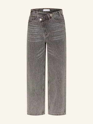 Mrs & Hugs Jeansy Wide Leg grau