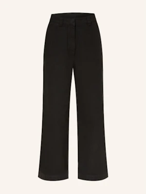 Mrs & Hugs Jeansy Wide Leg schwarz