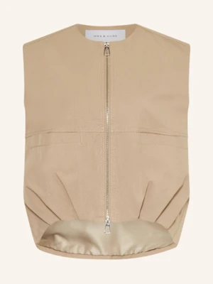 Mrs & Hugs Kamizelka beige