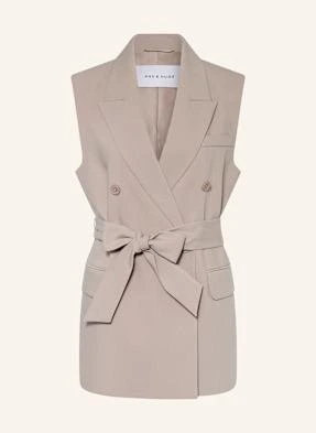 Mrs & Hugs Kamizelka Typu Blezer beige