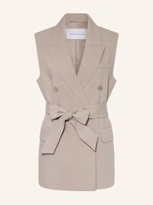 Mrs & Hugs Kamizelka Typu Blezer beige
