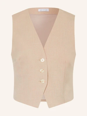 Mrs & Hugs Kamizelka Typu Blezer beige