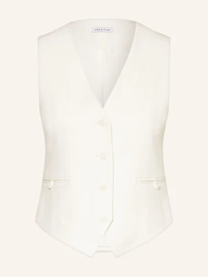 Mrs & Hugs Kamizelka Typu Blezer weiss