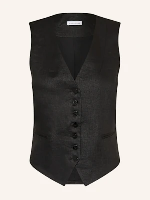 Zdjęcie produktu Mrs & Hugs Kamizelka Typu Blezer Z Lnu schwarz