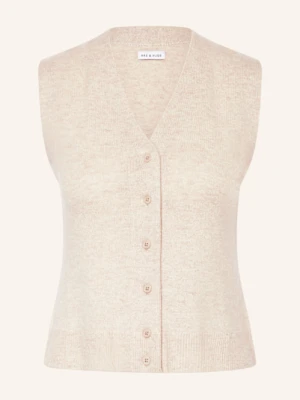 Mrs & Hugs Kamizelka Z Dzianiny Z Dodatkiem Kaszmiru weiss