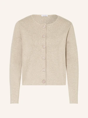 Mrs & Hugs Kardigan Z Dodatkiem Lnu beige