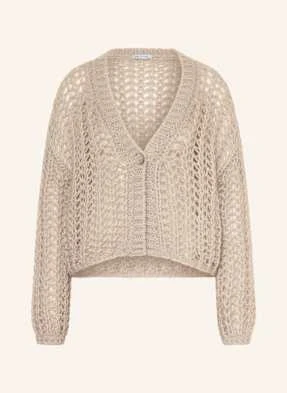 Mrs & Hugs Kardigan Z Dodatkiem Moheru beige