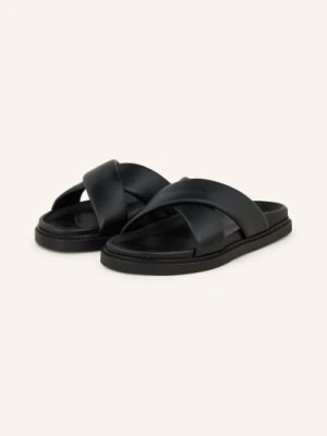 Mrs & Hugs Klapki schwarz