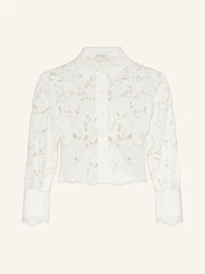 Mrs & Hugs Koszula Z Dziurkowanej Koronki weiss