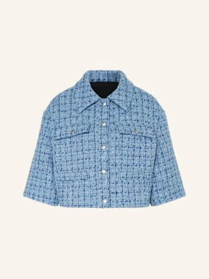 Mrs & Hugs Koszula Z Tweedu blau