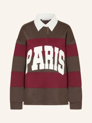 Mrs & Hugs Koszulka Polo Z Dżerseju braun