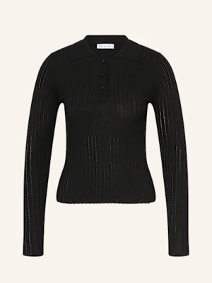 Mrs & Hugs Koszulka Polo Z Dzianiny schwarz