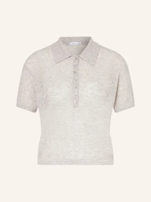 Mrs & Hugs Koszulka Polo Z Dzianiny Z Dodatkiem Kaszmiru grau