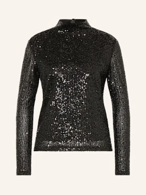 Mrs & Hugs Koszulka Z Długim Rękawem Z Cekinami schwarz