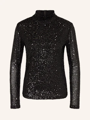 Mrs & Hugs Koszulka Z Długim Rękawem Z Cekinami schwarz