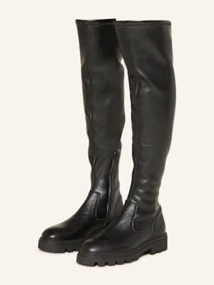 Mrs & Hugs Kozaki Za Kolano schwarz