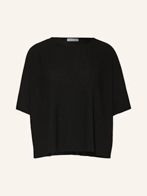 Mrs & Hugs Krótka Koszulka Z Plisami schwarz