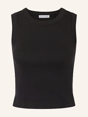 Mrs & Hugs Krótki Top schwarz