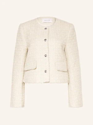 Mrs & Hugs Kurtka Bouclé Z Błyszczącą Przędzą beige
