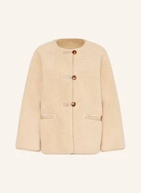 Mrs & Hugs Kurtka Pluszowa beige