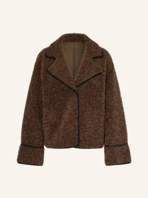 Mrs & Hugs Kurtka Pluszowa braun