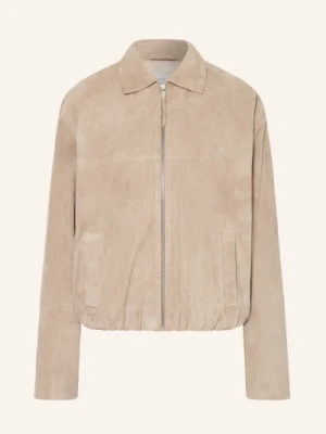 Mrs & Hugs Kurtka Skórzana beige