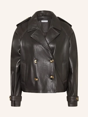 Mrs & Hugs Kurtka Skórzana braun